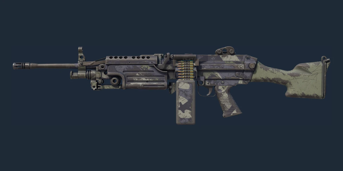 Vorschau von M249 | Salbeitarnmuster (Abgenutzt)