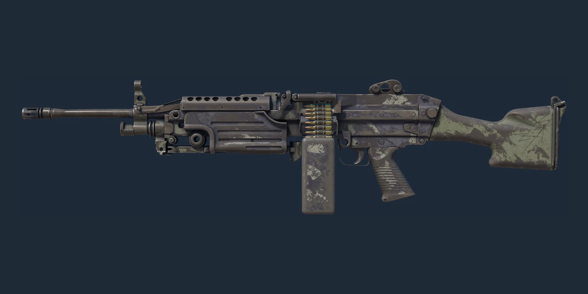 Náhled: M249 (Suvenýr) | Sage Camo (Poničený bojem)