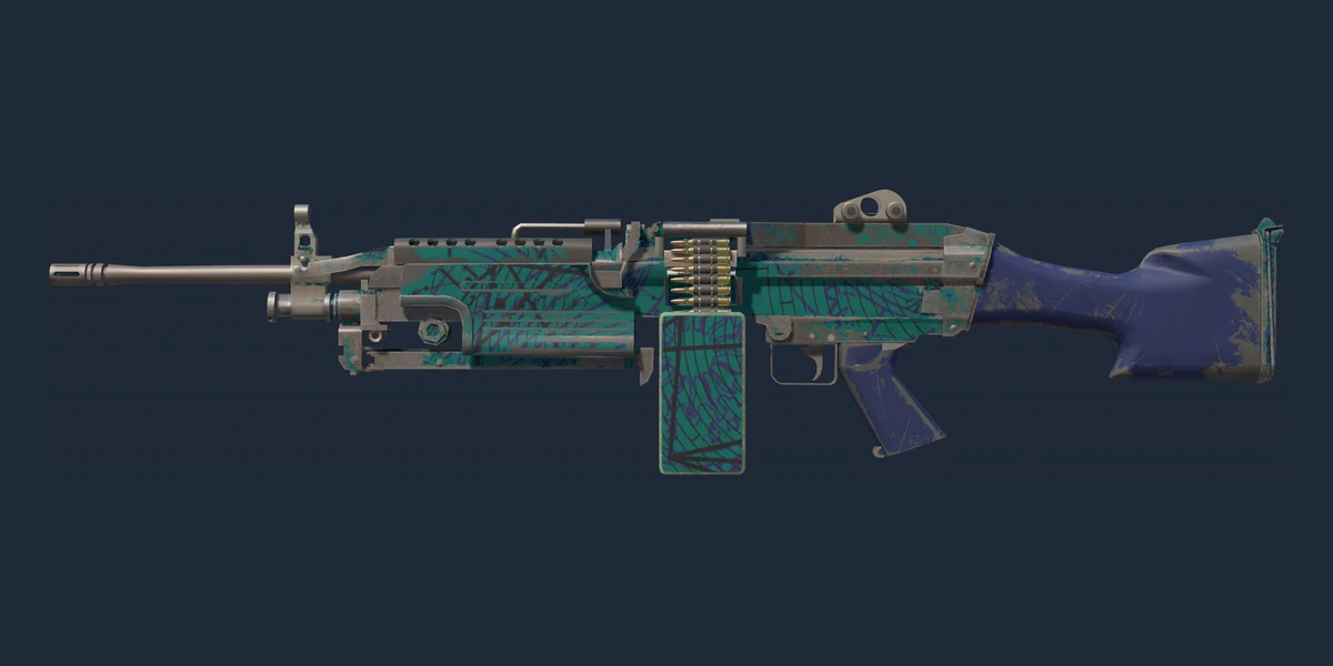 ตัวอย่าง M249 | Shipping Forecast (มีรอยถลอกอย่างมาก)
