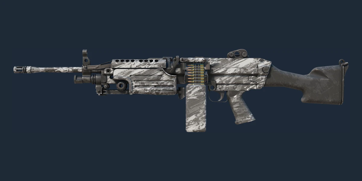 Souvenir M249 | Sleet (Well-Worn) preview
