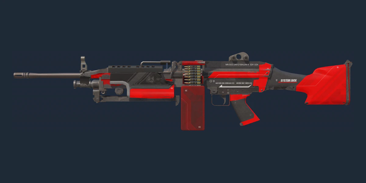 Aperçu de M249 (Souvenir) | Système de verrouillage (Testée sur le terrain)