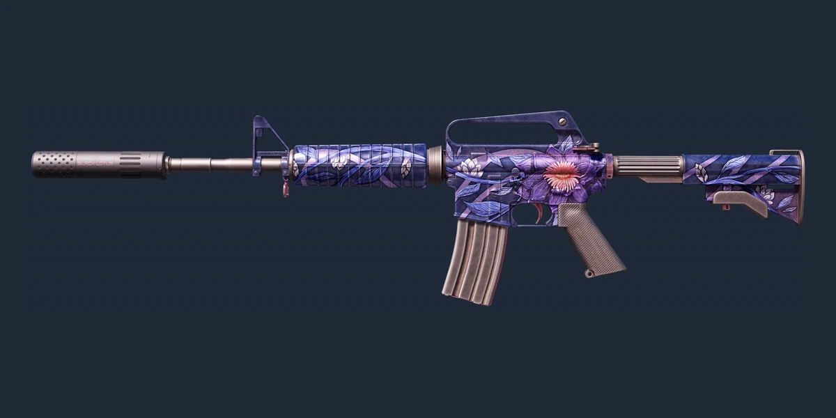 Souvenir M4A1-S | Black Lotus (Well-Worn) preview
