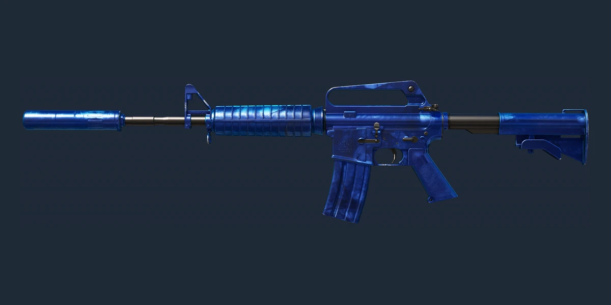 Náhled: M4A1-S | Blue Phosphor (Lehce opotřebený)