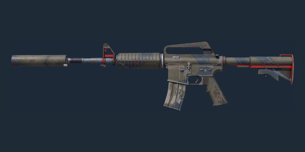 Náhled: M4A1-S (Suvenýr) | Briefing (Poničený bojem)