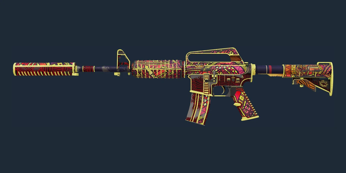 Náhled: M4A1-S (Suvenýr) | Chantico's Fire (Poničený bojem)