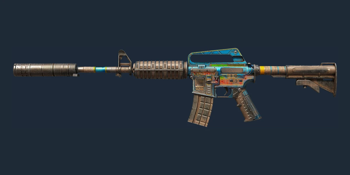 M4A1-S | Control Panel (Battle-Scarred) preview