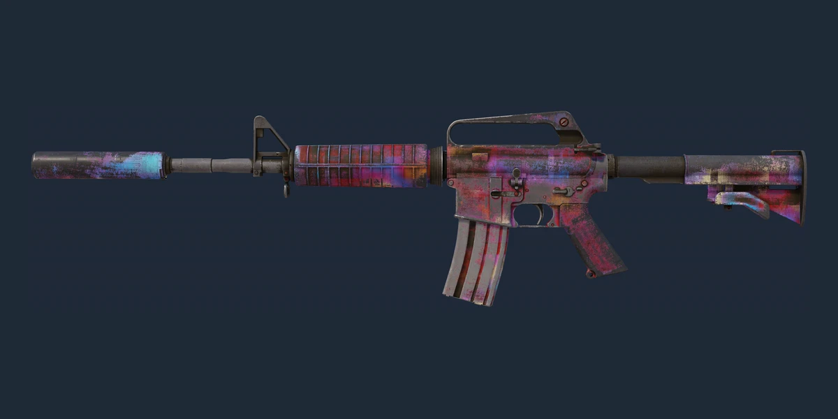 Souvenir M4A1-S | Glitched Paint (Battle-Scarred) preview