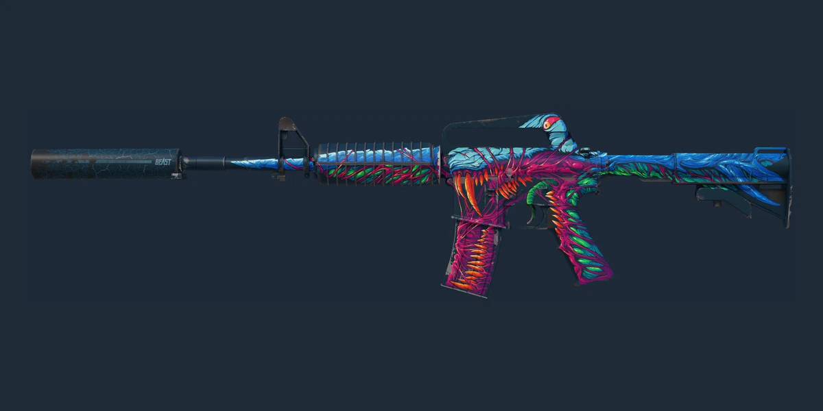 StatTrak™ M4A1-S | Hyper Beast (実地試験済み) のプレビュー