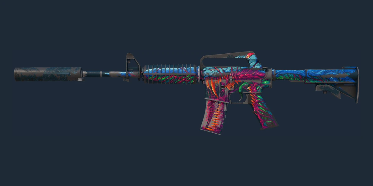 M4A1-S | Hyper Beast (Battle-Scarred) preview