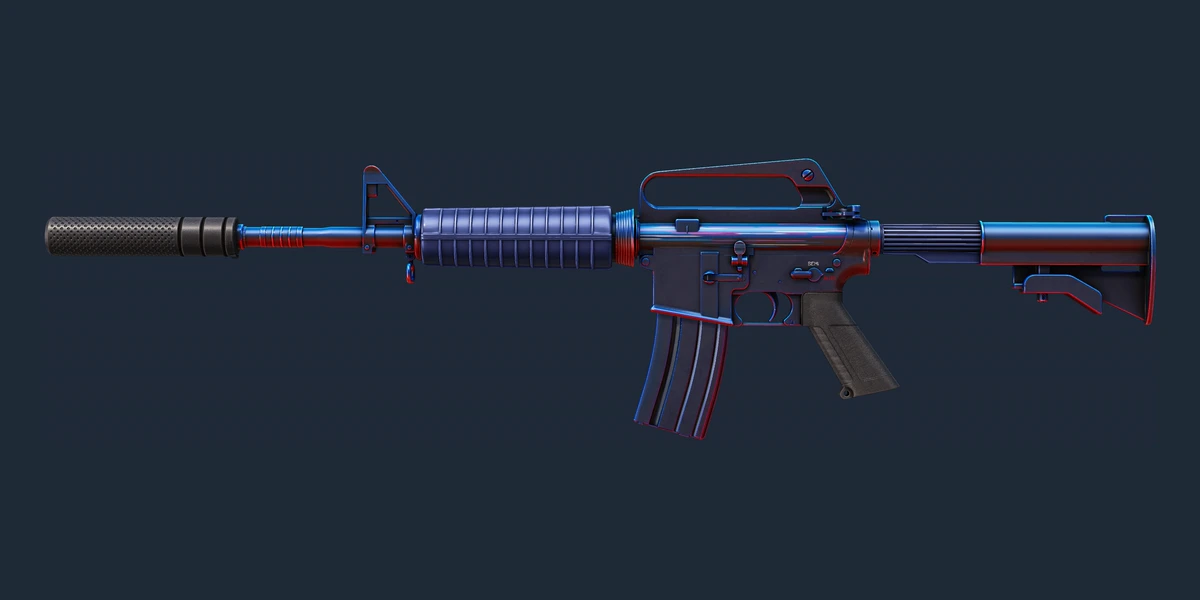 ตัวอย่าง M4A1-S | Liquidation (มีรอยถลอกเล็กน้อย)