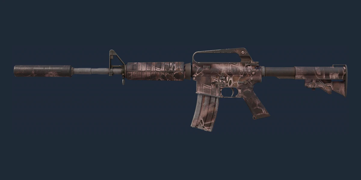 Previzualizare M4A1-S | Rose Hex (Uzată)