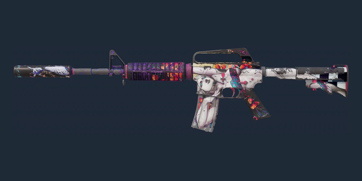 M4A1-S | Vaporwave (Battle-Scarred) preview