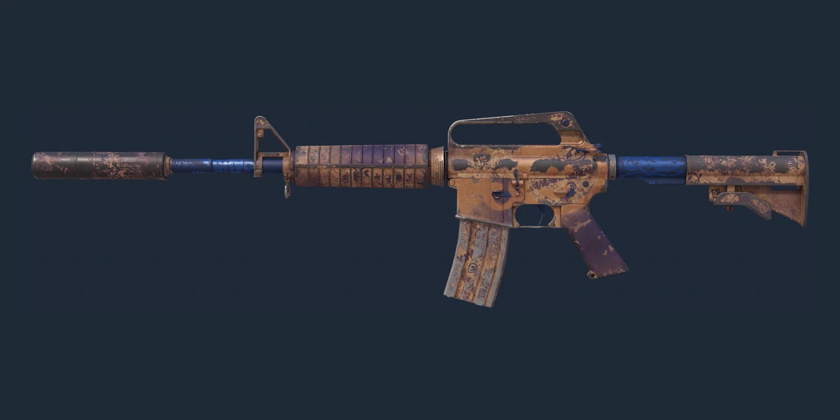 Náhled: M4A1-S | Wash me plz (Poničený bojem)