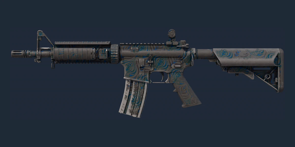 Souvenir M4A4 | Dark Blossom (Battle-Scarred) preview
