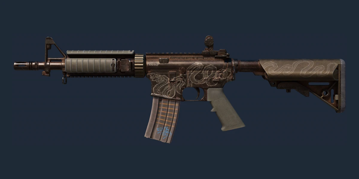 StatTrak™ M4A4 | Etch Lord (Well-Worn) preview