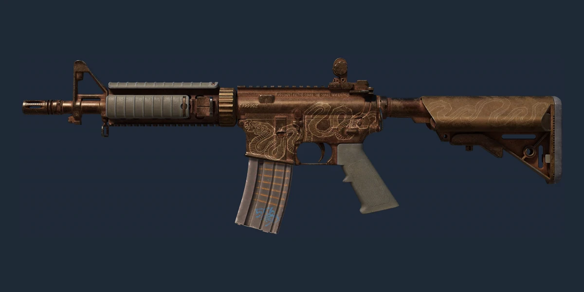 Aperçu de M4A4 | Morsure du serpent (Marquée par les combats)