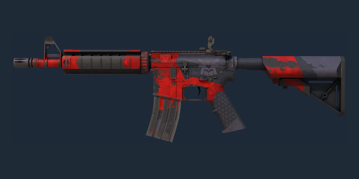 M4A4 | Evil Daimyo (Battle-Scarred) preview