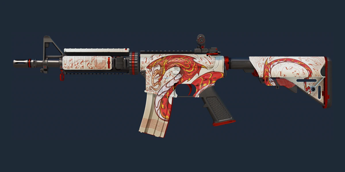 M4A4（纪念品） | 吞天巨蛇 (略有磨损) 预览