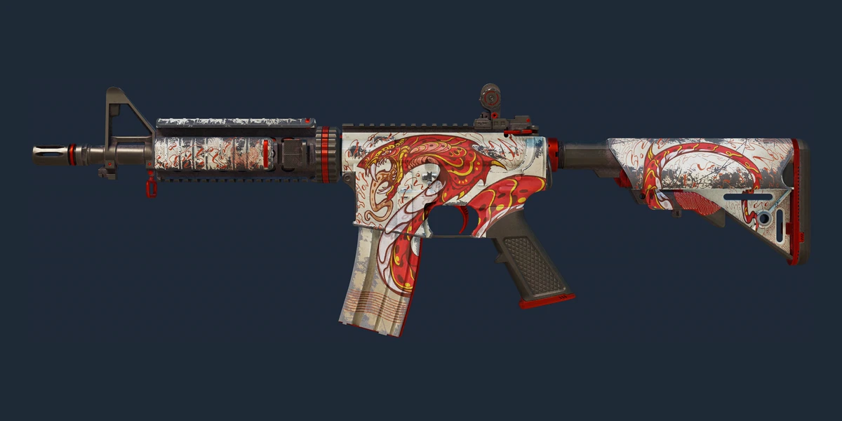 기념품 M4A4 | 팔라크 (꽤 닳은) 미리보기