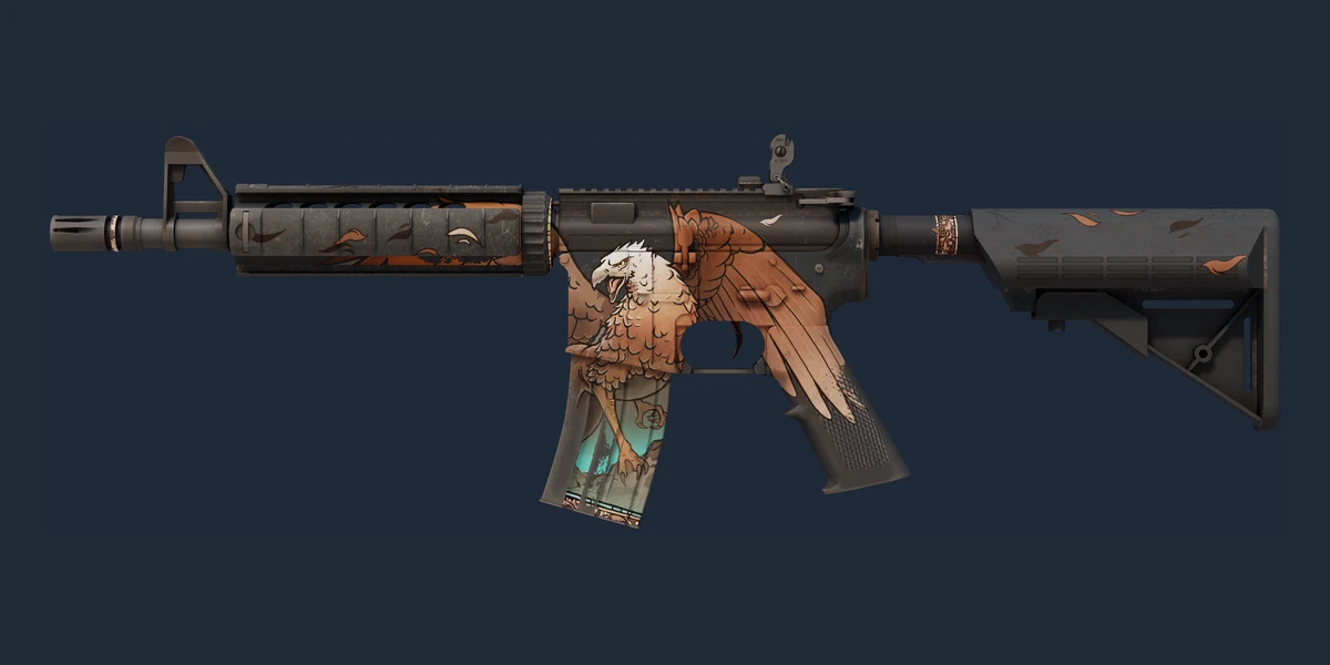 M4A4 | 그리핀 (꽤 닳은) 미리보기