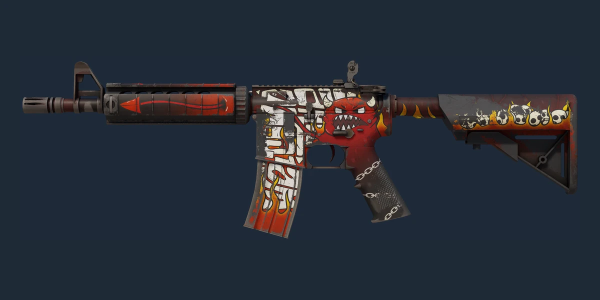StatTrak™ M4A4 | Hellfire (Field-Tested) preview