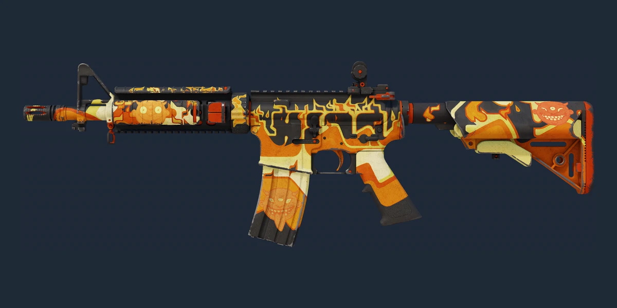 Преглед на M4A4 | Пъклено (Доста износен)