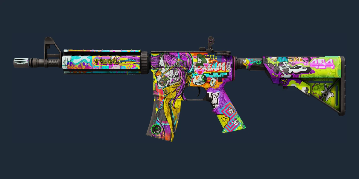 M4A4 | In Living Color (Field-Tested) preview