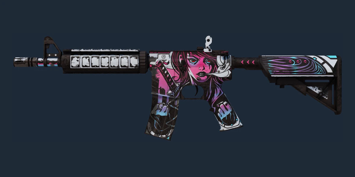 Náhled: M4A4 | Neo-Noir (Opotřebený)