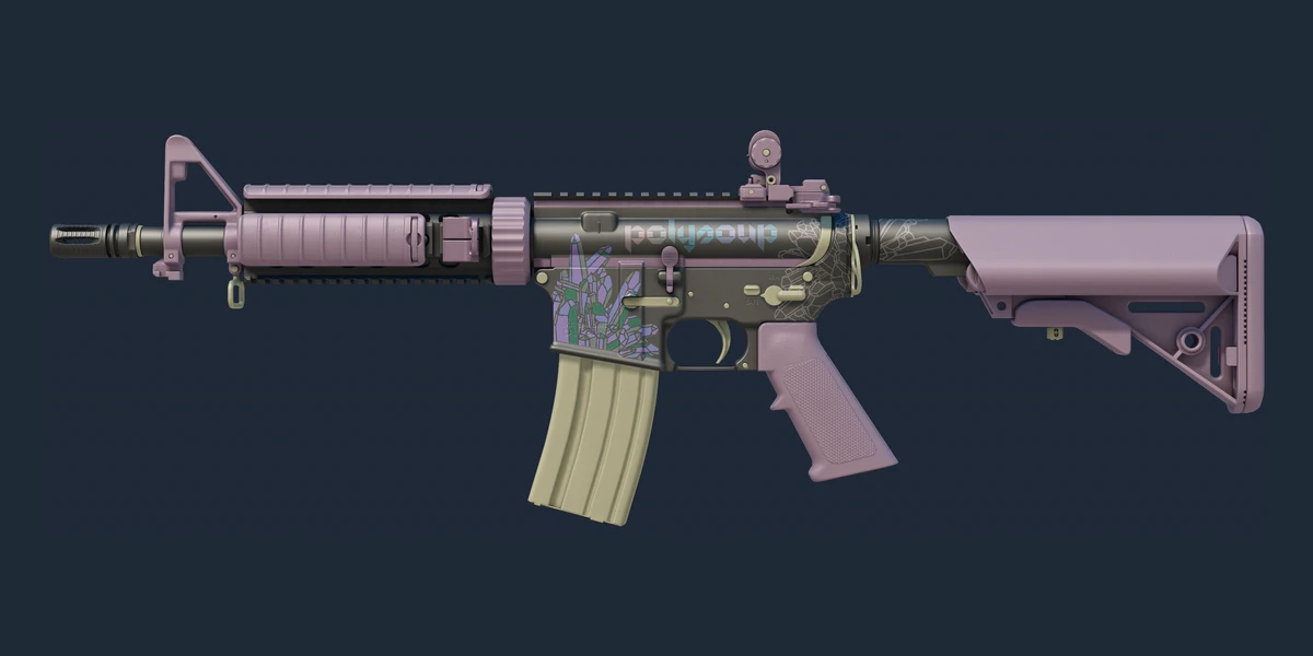 Предпросмотр: M4A4 | Полигональная смесь (Прямо с завода)