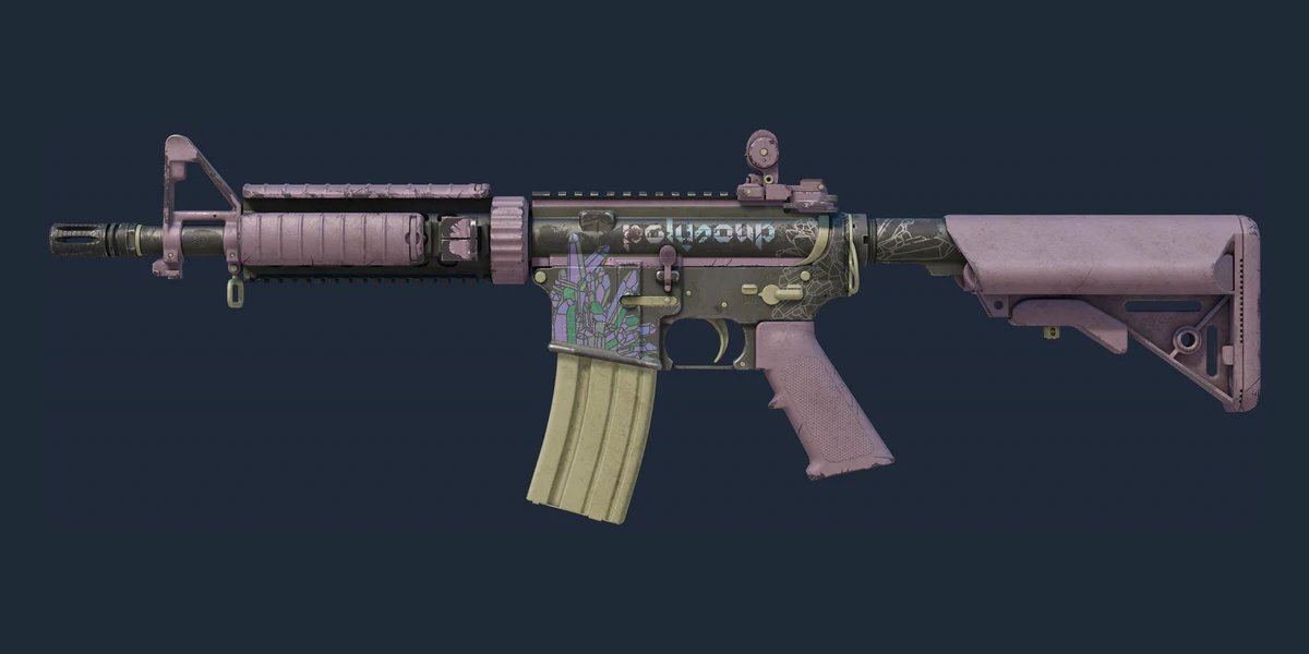 M4A4 | 폴리수프 (전투로 닳고 닳은) 미리보기