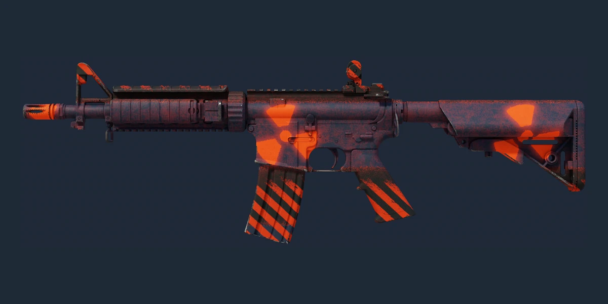 Forhåndsvisning af M4A4 | Radiation Hazard (Fabriksny)