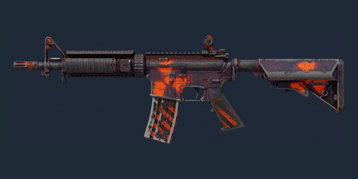 M4A4 | Radyasyon Tehlikesi (Eskimiş) önizlemesi