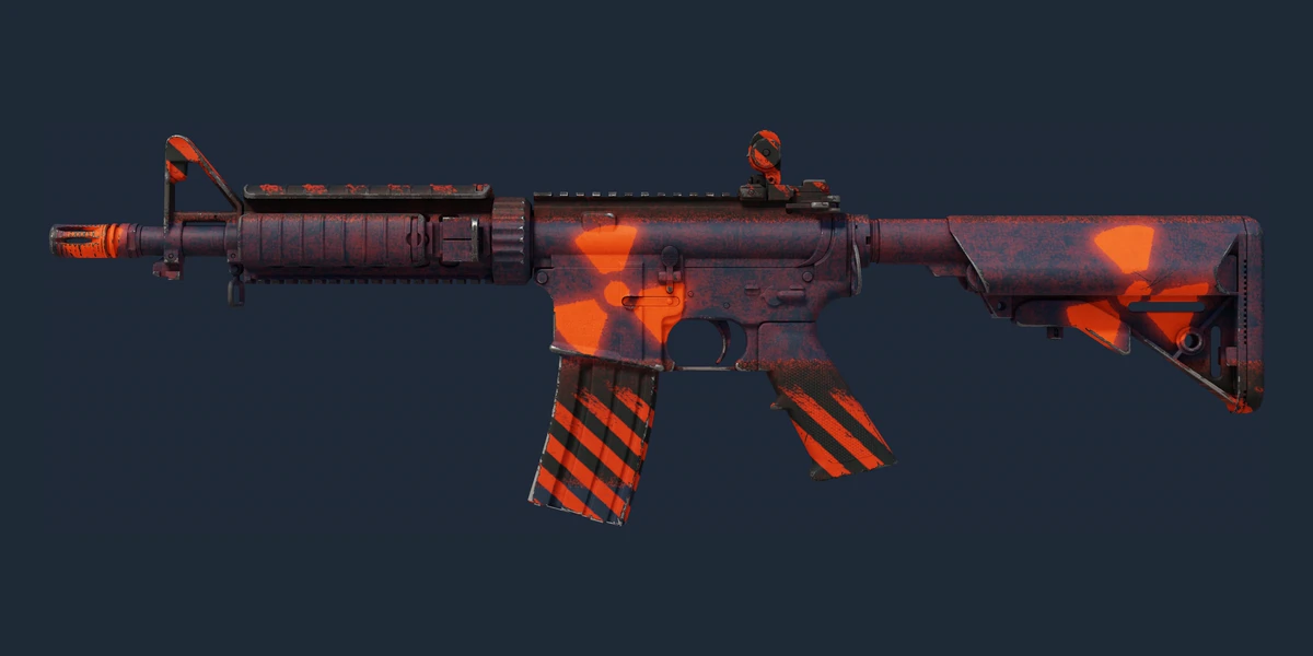 M4A4 | Radiation Hazard (Minimal Wear) preview