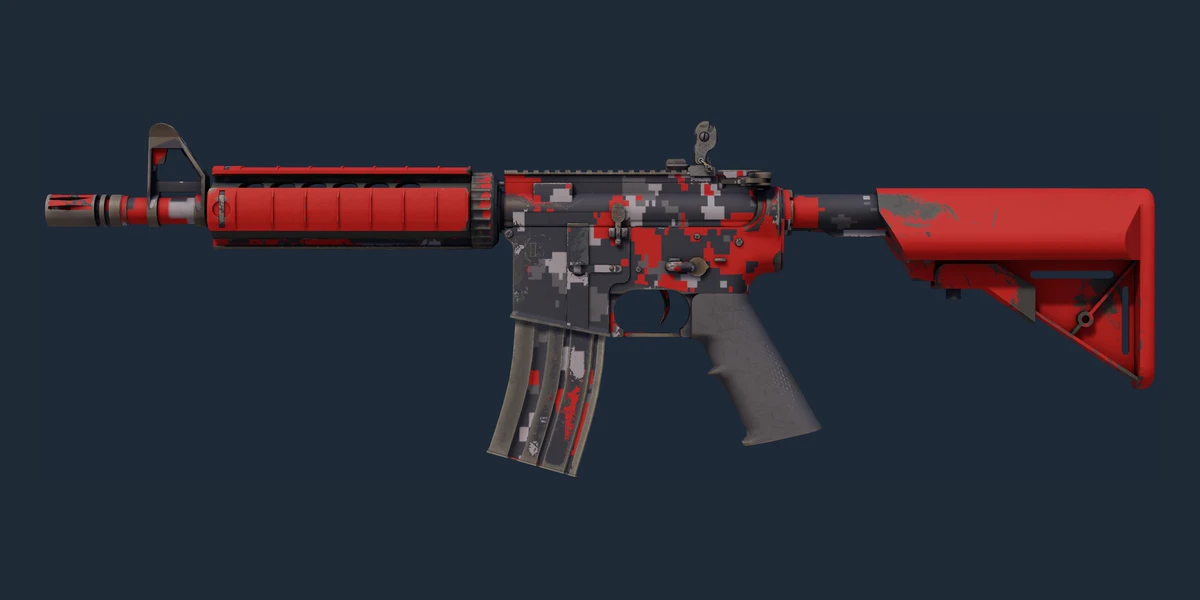 Vorschau von M4A4 | Rotes DDPAT (Minimale Gebrauchsspuren)