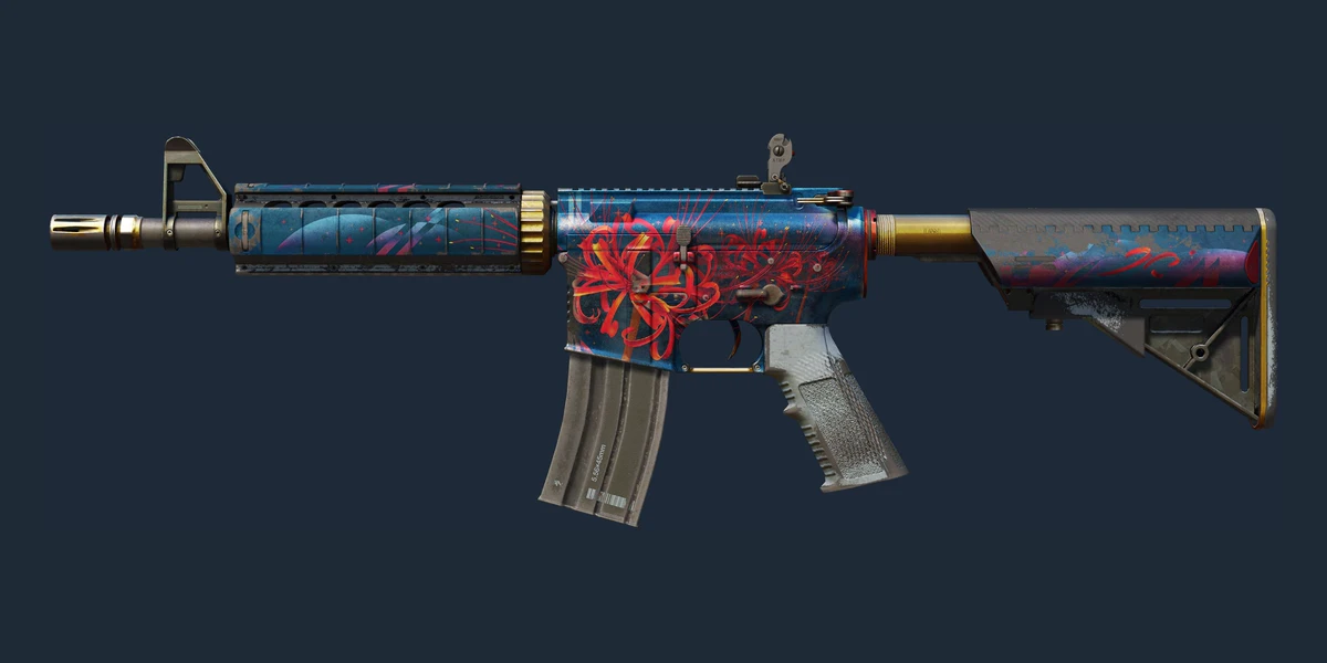 M4A4 | Spider Lily (Battle-Scarred) preview