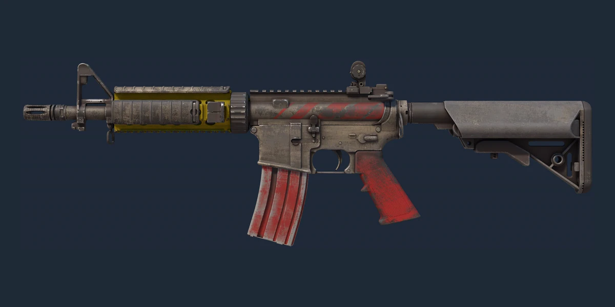 M4A4 | Steel Work (Well-Worn) preview