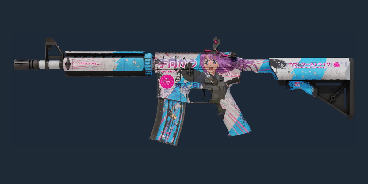 Souvenir M4A4 | Temukau (Well-Worn) preview