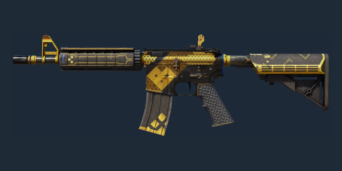 M4A4 | The Coalition (Well-Worn) preview