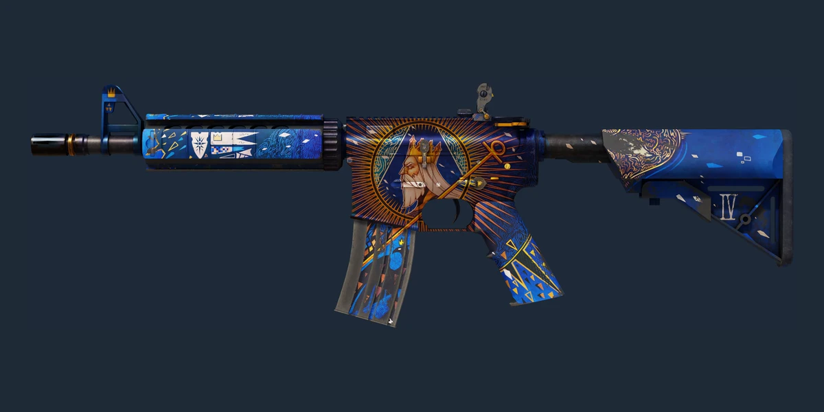 M4A4 | The Emperor (Well-Worn) preview