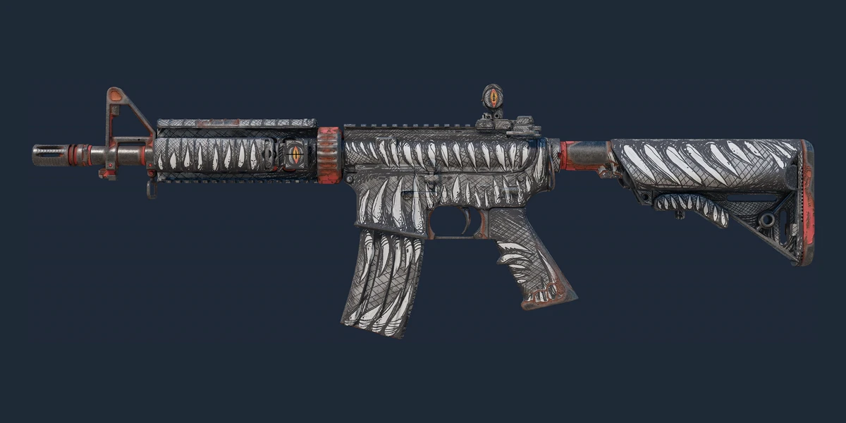 기념품 M4A4 | 날카로운 이빨 (거의 깨끗한) 미리보기