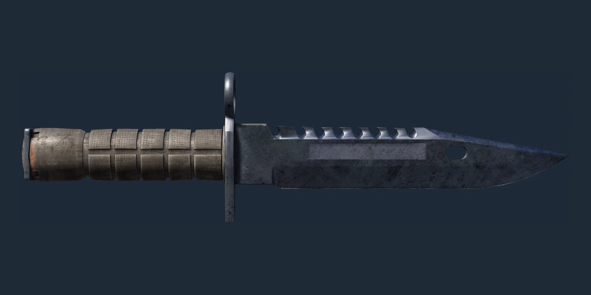 ★ M9 Bayonet | Blue Steel (Well-Worn) preview