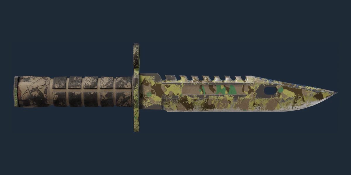 ★ M9 Bayonet | Boreal Forest (Well-Worn) preview