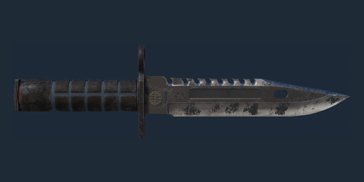 ★ StatTrak™ M9 Bayonet | Night (Battle-Scarred) preview