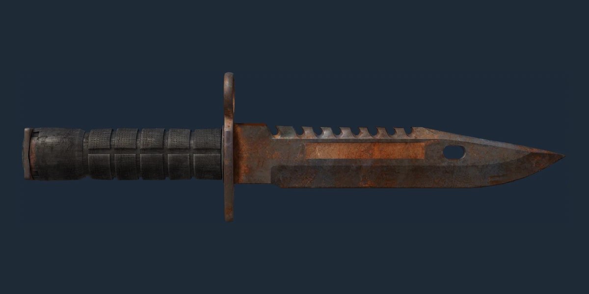 ★ M9 Bayonet | Rust Coat (Battle-Scarred) preview