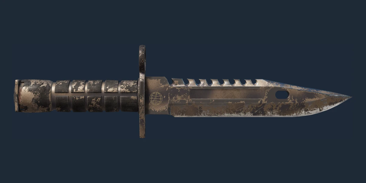 Previzualizare Baionetă M9 (★ StatTrak™) | Scorched (Uzată)
