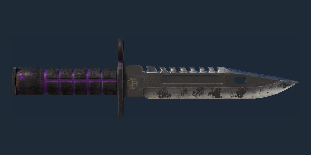 ★ M9 Bayonet | Ultraviolet (Battle-Scarred) preview