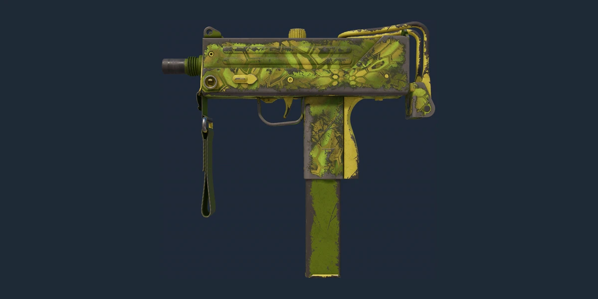 MAC-10 | Acid Hex (Well-Worn) preview