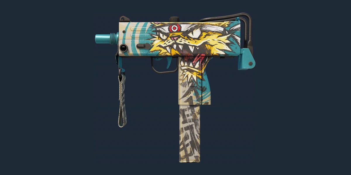 Преглед на StatTrak™ MAC-10 | Котешко сражение (Фабрично нов)