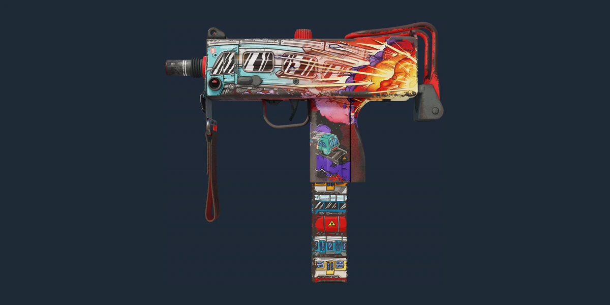 MAC-10 | Derailment (Well-Worn) preview