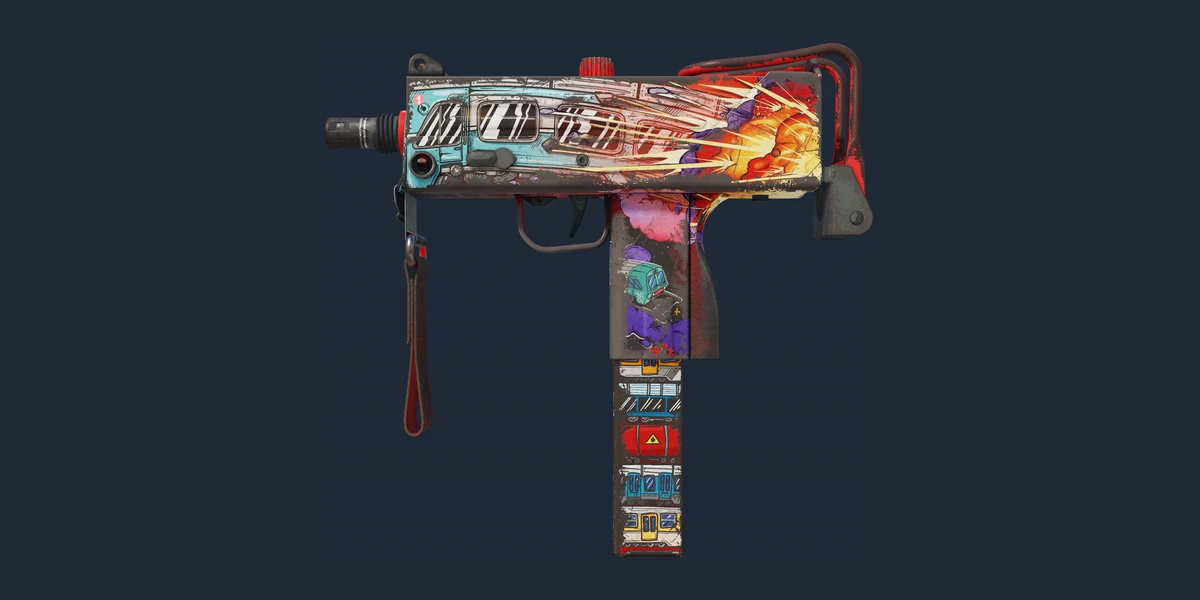Преглед на Сувенир MAC-10 | Дерайлиране (Белязан от битки)